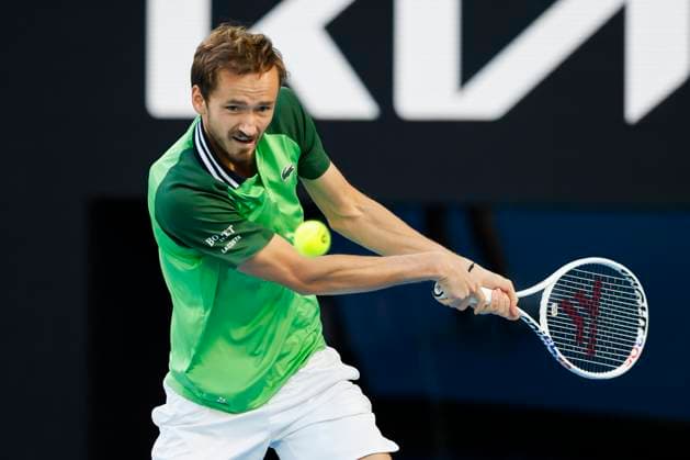 Daniil Medvedev, Finale, Endspiel, Australian Open 2024, Melbourne Park, Melbourne, Victoria, Australia. Copyright: xJuergenxHasenkopfx