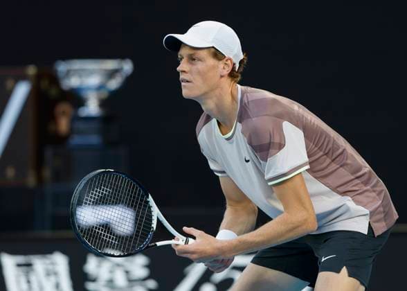 Jannik Sinner (ITA), Finale, Endspiel, Australian Open 2024, Melbourne Park, Melbourne, Victoria, Australia. Copyright: xJuergenxHasenkopfx