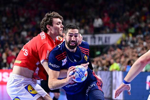 Nikola Karabatic (France), Frankreich vs. Daenemark, Finale, Europameisterschaft, Laenderspiel, Handball, 28.01.2024 Koeln Nordrhein-Westfalen Deutschland