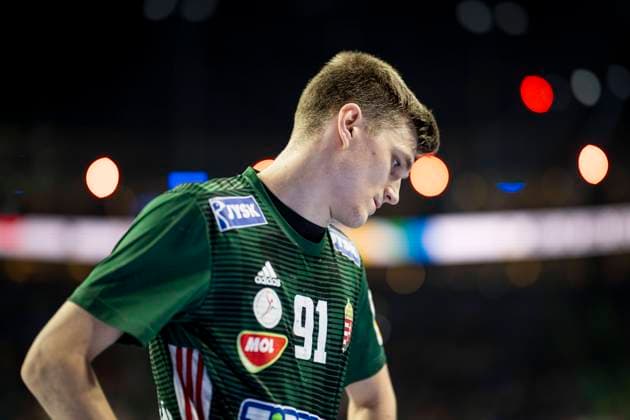 26.01.2024 - Handball - Herren - EHF - EM 2024 - Ungarn - Slowenien Bence Imre (Ungarn) Koeln Lanxess Arena Nordrhein-Westfalen Deutschland KlausTrotter-20240126-1778