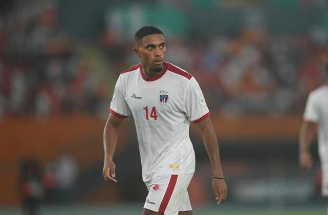 January 29 2024: Deroy Dencarnacao Duarte (Cap Verde) looks on during a African Cup of Nations Round of 16 game, Cape Verde vs Mauritania, at Stade Felix Houphouet-Boigny, Abidjan, Ivory Coast. CSM Abidjan Ivory Coast - ZUMAc04_ 20240129_zma_c04_070 Copyright: xKimxPricex