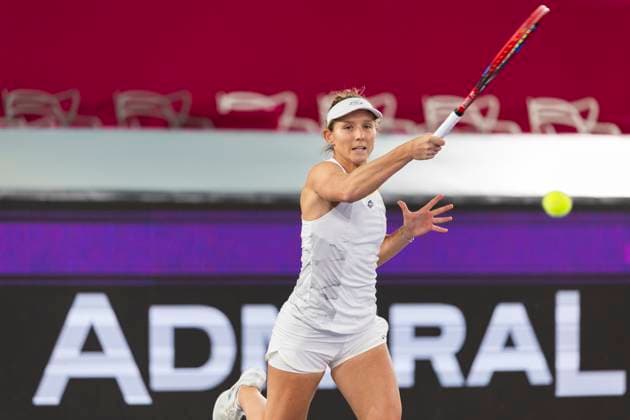 TENNIS - WTA, Tennis Damen Upper Austria Ladies Linz LINZ,AUSTRIA,30.JAN.24 - TENNIS - WTA Tour, Upper Austria Ladies Linz. Image shows Varvara Gracheva (FRA).  GEPAxpictures xGintarexKarpaviciute