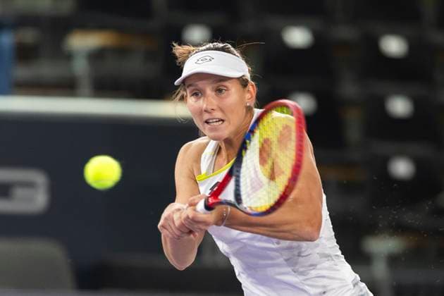 TENNIS - WTA, Tennis Damen Upper Austria Ladies Linz LINZ,AUSTRIA,30.JAN.24 - TENNIS - WTA Tour, Upper Austria Ladies Linz. Image shows Varvara Gracheva (FRA).  GEPAxpictures xGintarexKarpaviciute