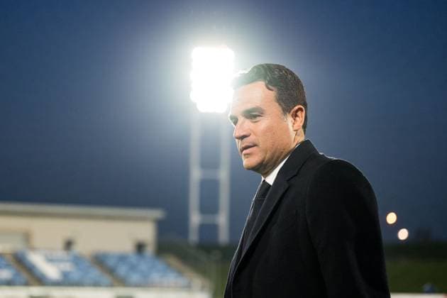 240130 Head coach Alberto Toril of Real Madrid ahead of the UEFA Women s Champions League football match between Real Madrid and Häcken on January 30, 2024 in Madrid. Photo: Mathias Bergeld BILDBYRAN kod MB MB0845 fotboll football soccer fotball champions league real madrid häcken dam bbeng women kvinner Copyright: MATHIASxBERGELD BB240130MB026