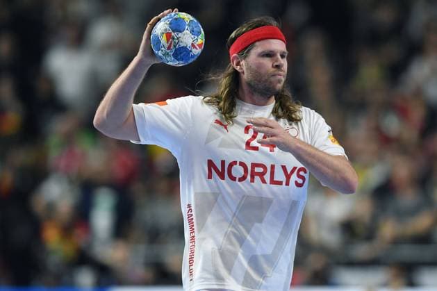 Men s EHF EURO 2024 Halbfinale Deutschland - Dänemark am 26.01.2024 in der Lanxess Arena in Köln Mikkel Hansen ( Dänemark )