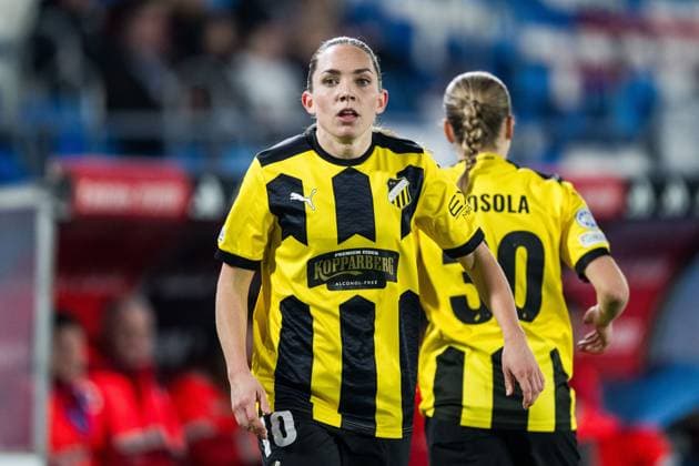 240130 Elin Rubensson of Häcken during the UEFA Women s Champions League football match between Real Madrid and Häcken on January 30, 2024 in Madrid. Photo: Mathias Bergeld BILDBYRAN kod MB MB0845 fotboll football soccer fotball champions league real madrid häcken dam bbeng women kvinner Copyright: MATHIASxBERGELD BB240130MB055
