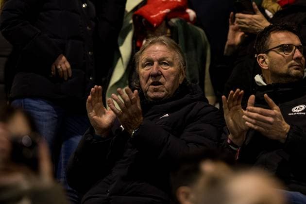 UEFA Women’s Champions League: FC Bayern München - Paris Saint-Germain; 30.01.2024 Horst Hrubesch (Bundestrainer Deutschland) applaudiert UEFA Women’s Champions League: FC Bayern München - Paris Saint-Germain, München, FC Bayern Campus am 30.01.2024 Copyright: xBEAUTIFULxSPORTS Wunderlx