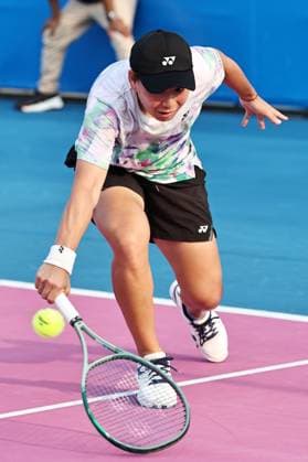 Bai Zhuoxuan, CHN, during 2024 Thailand Open in Hua Hin, 30 01 2024; -