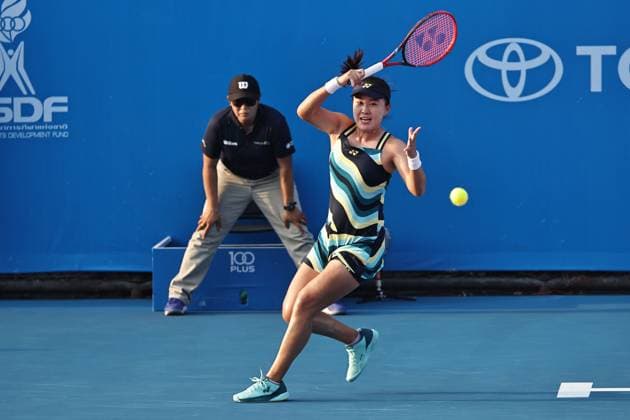 Zhu Lin, CHN, during 2024 Thailand Open in Hua Hin, 30 01 2024; -
