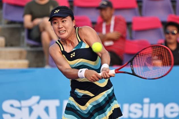 Zhu Lin, CHN, during 2024 Thailand Open in Hua Hin, 30 01 2024; -