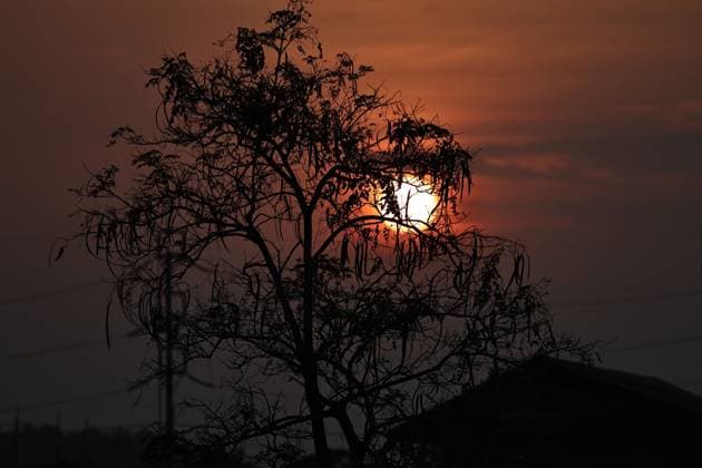 Sunset during 2024 Thailand Open in Hua Hin, 30 01 2024; -