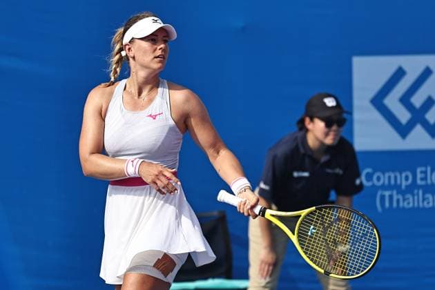 Dalma Galfi, HUN, during 2024 Thailand Open in Hua Hin, 31 01 2024; -