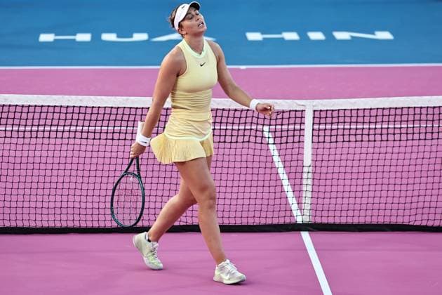 Paula Badosa, ESP, during 2024 Thailand Open in Hua Hin, 31 01 2024; -