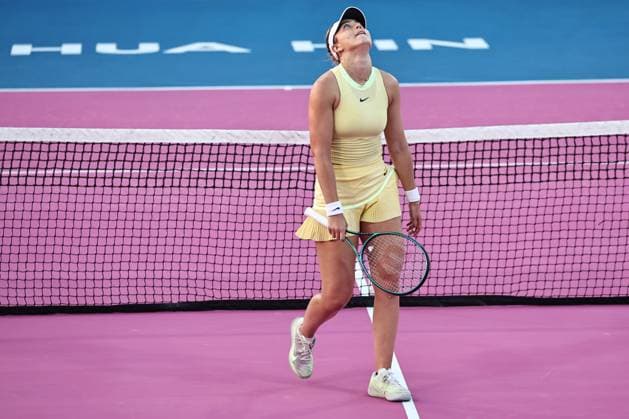 Paula Badosa, ESP, during 2024 Thailand Open in Hua Hin, 31 01 2024; -