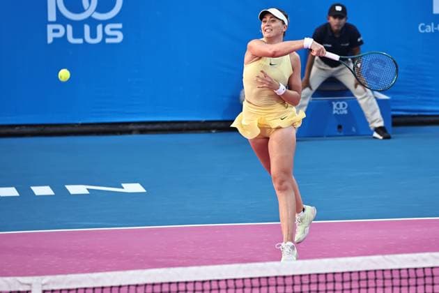 Paula Badosa, ESP, during 2024 Thailand Open in Hua Hin, 31 01 2024; -