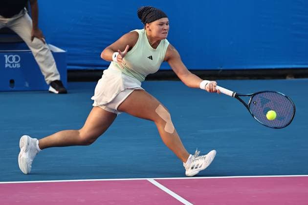Diana Shnaider, RUS, during 2024 Thailand Open in Hua Hin, 31 01 2024; -