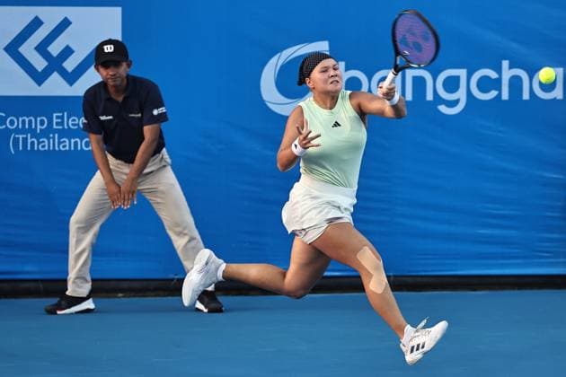 Diana Shnaider, RUS, during 2024 Thailand Open in Hua Hin, 31 01 2024; -