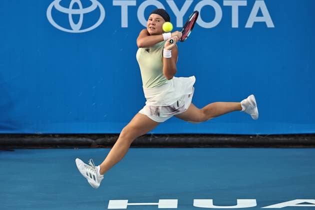 Diana Shnaider, RUS, during 2024 Thailand Open in Hua Hin, 31 01 2024; -