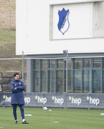 31.01.2024, GER, Fußball, Herren, 1. BL 2023 2024, TSG 1899 Hoffenheim, Training Benjamin Hübner (TSG Hoffenheim) Zuzenhausen Deutschland