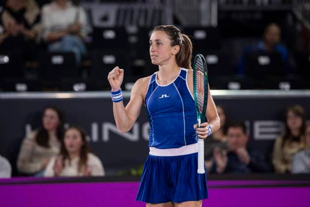 TENNIS - WTA, Tennis Damen Upper Austria Ladies Linz LINZ,AUSTRIA,31.JAN.24 - TENNIS - WTA Tour, Upper Austria Ladies Linz. Image shows Petra Martic (CRO).  GEPAxpictures xGintarexKarpaviciute