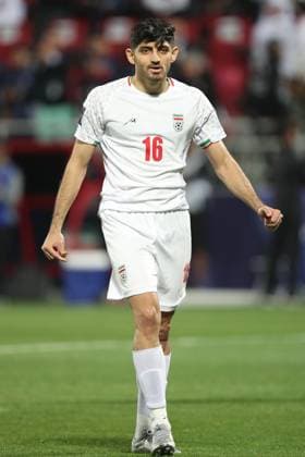 DOHA, QATAR - JANUARY 31: Mehdi Torabi of Iran during the AFC Asian Cup Round of 16 match between Iran and Syria at Abdullah Bin Khalifa Stadium on January 31, 2024 in Doha, Qatar. SPO 