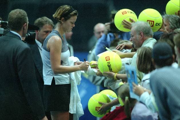 Davenport Lindsay (USA) - to the final WTA, Tennis Damen tournament in Munich 2001. 