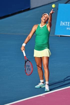 Tatjana Maria, GER, during 2024 Thailand Open in Hua Hin, 01 02 2024; -