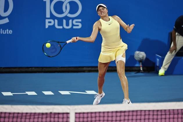 Linda Fruhvirtova, CZE, during 2024 Thailand Open in Hua Hin, 01 02 2024; -