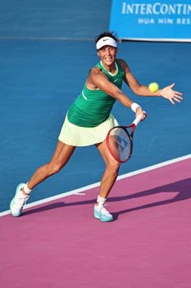 Tatjana Maria, GER, during 2024 Thailand Open in Hua Hin, 01 02 2024; -