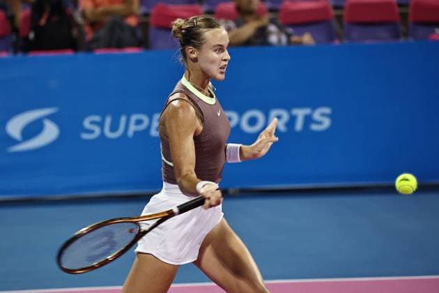 Anna Karolina Schmiedlova, SVK, during 2024 Thailand Open in Hua Hin, 01 02 2024; -