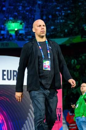 Duesseldorf, Deutschland: Handball EM 2024 - Vorrunde Gruppe A- Deutschland - Schweiz DHB Vorstand Axel Kromer Duesseldorf Merkur Spiel-Arena Nordrhein-Westfalen Deutschland