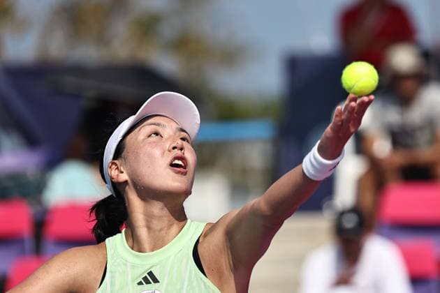 Wang Xinyu, CHN, during quarter-finals at 2024 Thailand Open in Hua Hin, 02 02 2024; -