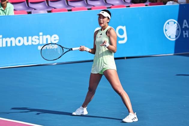 Wang Xinyu, CHN, during quarter-finals at 2024 Thailand Open in Hua Hin, 02 02 2024; -