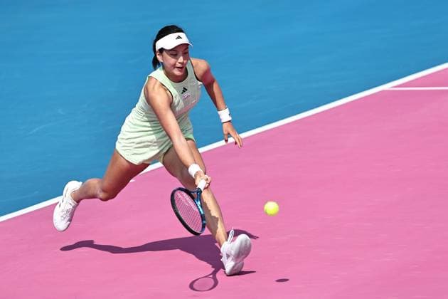 Sport Bilder des Tages Wang Xinyu, CHN, during quarter-finals at 2024 Thailand Open in Hua Hin, 02 02 2024; -