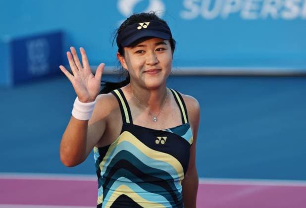 Zhu Lin, CHN, during quarter-finals at 2024 Thailand Open in Hua Hin, 02 02 2024; -