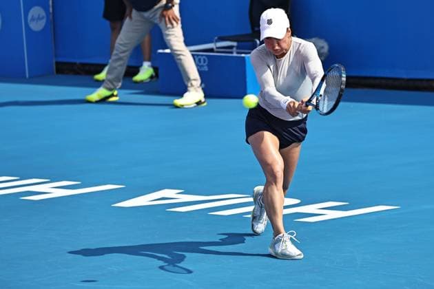 Yulia Putintseva, KAZ, during quarter-finals at 2024 Thailand Open in Hua Hin, 02 02 2024; -