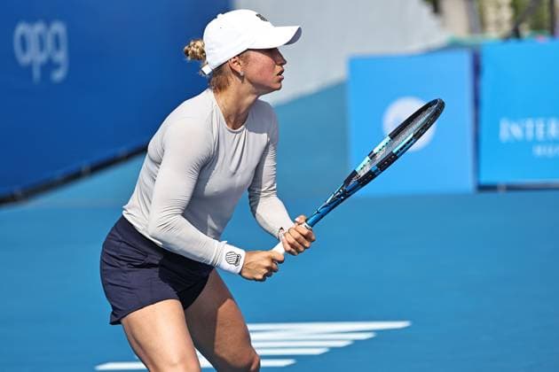 Yulia Putintseva, KAZ, during quarter-finals at 2024 Thailand Open in Hua Hin, 02 02 2024; -