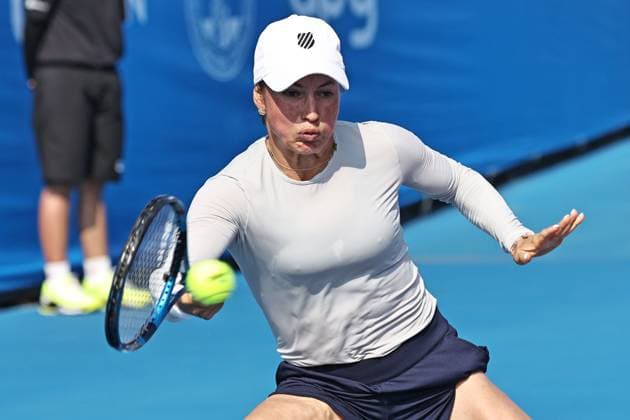 Yulia Putintseva, KAZ, during quarter-finals at 2024 Thailand Open in Hua Hin, 02 02 2024; -