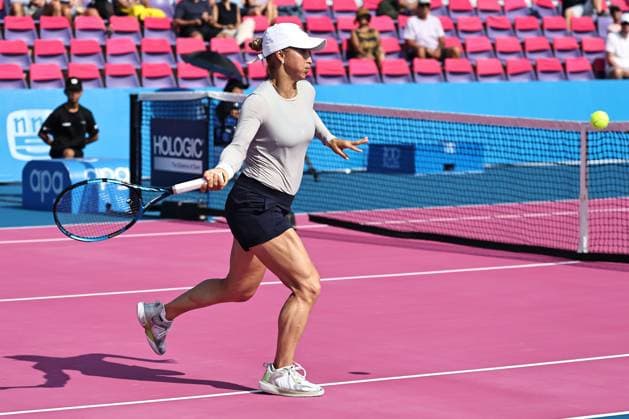 Yulia Putintseva, KAZ, during quarter-finals at 2024 Thailand Open in Hua Hin, 02 02 2024; -