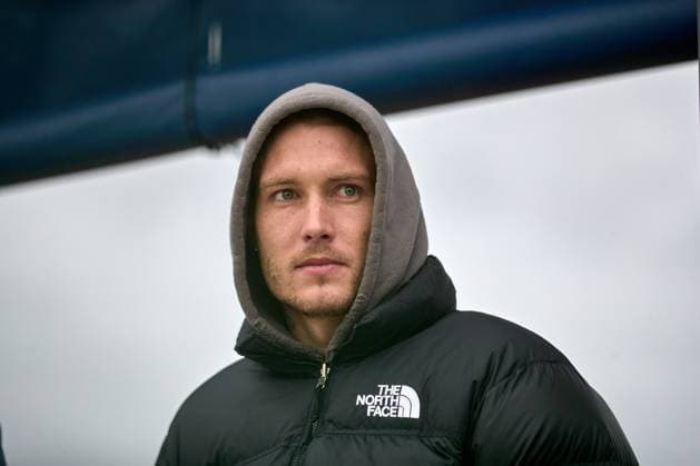 03.02.2024, GER, Frauenfußball, BL, 2023 2024, RB Leipzig - 1. FC Köln David Raum (22, RB Leipzig), Portrait, beim Spiel der RB Frauen Leipzig Trainingszentrum der Roten Bulle Sachsen Deutschland