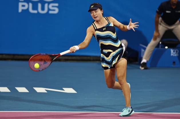 Zhu Lin, CHN, during semi-finals at 2024 Thailand Open in Hua Hin, 03 02 2024; -