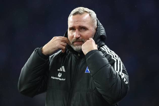 03.02.2024, xtgx, Fussball - 2.Bundesliga, Hertha BSC Berlin - Hamburger SV emspor, v.l. Tim Walter (HSV, Trainer) (DFL DFB REGULATIONS PROHIBIT ANY USE OF PHOTOGRAPHS as IMAGE SEQUENCES and or QUASI-VIDEO) Berlin