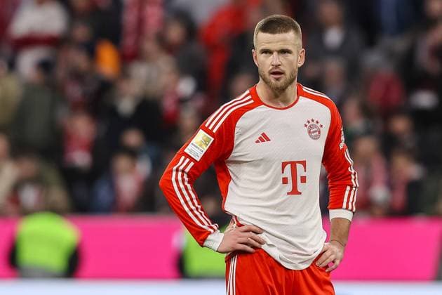 Germany, Muenchen, 03.02.2024, Allianz Arena, FC Bayern Muenchen vs Borussia Moenchengladbach - 1. Bundesliga, Eric Dier (FC Bayern Muenchen) looks on Munich Allianz Arena Germany