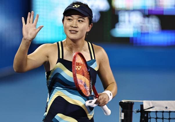 Zhu Lin, CHN, during semi-finals at 2024 Thailand Open in Hua Hin, 03 02 2024; -