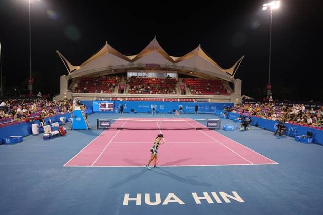 True arena during semi-finals at 2024 Thailand Open in Hua Hin, 03 02 2024; -