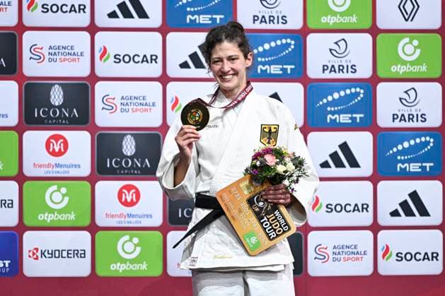 Sport Themen der Woche KW05 Judo Paris Grand Slam 2024 - Day 2 Miriam Butkereit during the Paris Grand Slam 2024 IJF World Judo Tour event at Accor Arena in Paris, France on February 3, 2024. Photo by Victor Joly ABACAPRESS.COM Paris France  Copyright: xJolyxVictor ABACAx