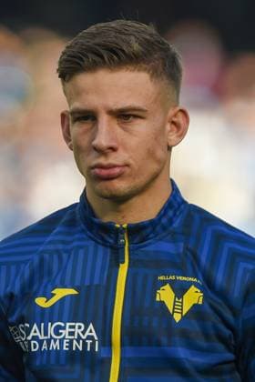 Tomas Suslov of Hellas Verona FC during the Serie A match between SSC Napoli and Hellas Verona FC at Stadio Diego Armando Maradona Naples Italy on 04 February 2024. Naples Stadio Diego Armando Maradona Naples Italy Copyright: xFrancoxRomanox SP24-835-025