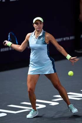 Viktoriya Tomova v Camila Osorio - Transylvania Open 2024 Round Of 32 Viktoriya Tomova of Bulgaria is in action during her match against Camila Osorio of Colombia at the Transylvania Open Qualifying Day 1: Women s WTA, Tennis Damen 250 Tournament in Cluj-Napoca, Romania, on February 3, 2024. Cluj-Napoca Romania  Copyright: xAlexxNicodimx originalFilename:nicodim-notitle240205_npzOS.jpg
