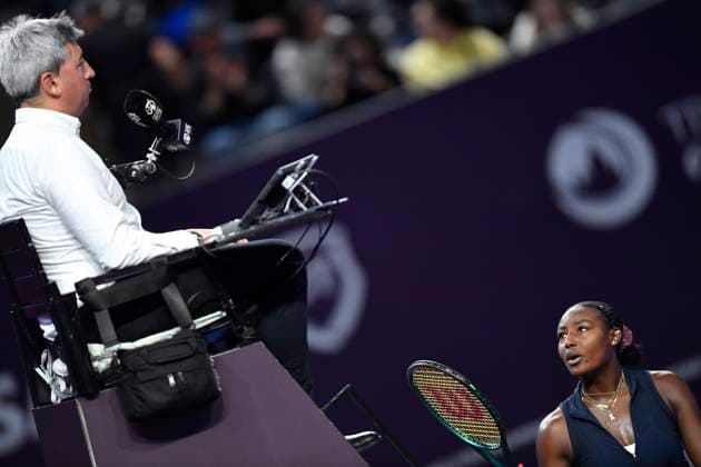 Alycia Parks v Ana Bogdan - Transylvania Open 2024 Round Of 32 At the Transylvania Open 2024, during the Round of 32 of the Women s WTA, Tennis Damen 250 tournament in Cluj-Napoca, Romania, on February 5, 2024. Cluj-Napoca Romania  Copyright: xAlexxNicodimx originalFilename:nicodim-notitle240205_npkiD.jpg