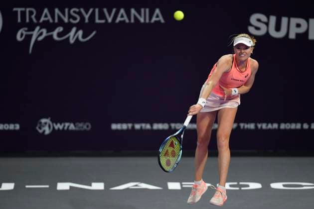 Harriet Dart V Anna Bondar - Transylvania Open 2024 Round Of 32 Harriet Dart of Great Britain in action during her game against Anna Bondar of Hungary At The Transylvania Open 2024 Round Of 32 Women s WTA, Tennis Damen 250 Tournament In Cluj-Napoca, Romania, On February 6, 2024. Cluj-Napoca Romania  Copyright: xAlexxNicodimx originalFilename:nicodim-notitle240206_np3KT.jpg